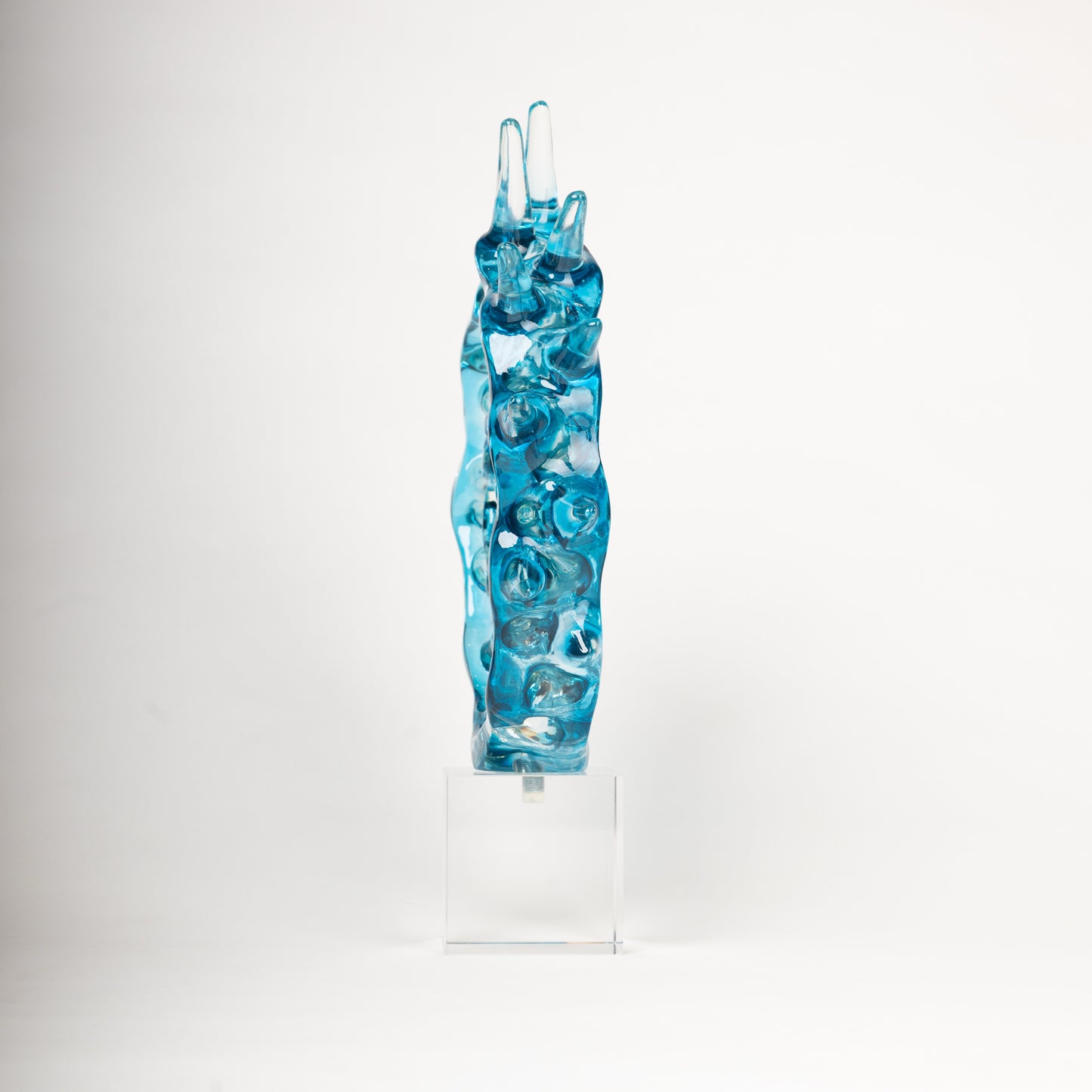 Azure Crystal Art Sculpture