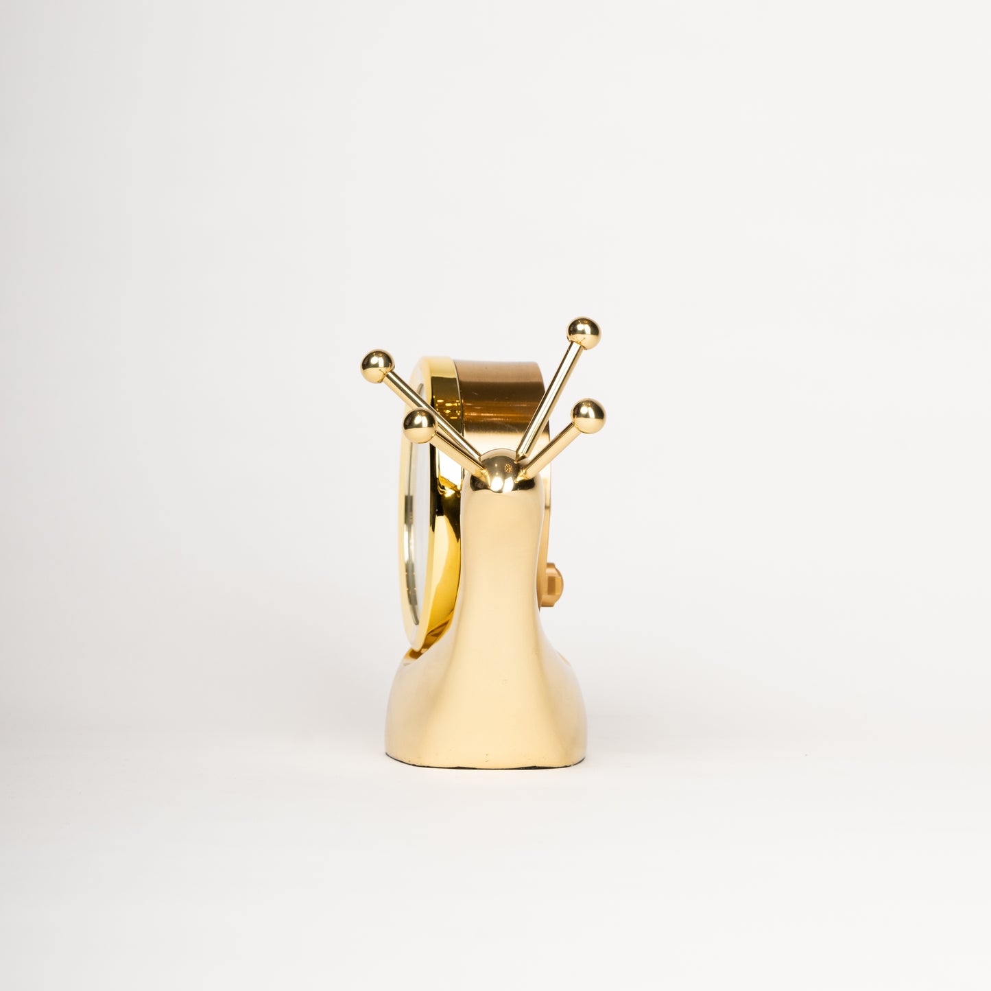 Golden Snail Clock-Upright