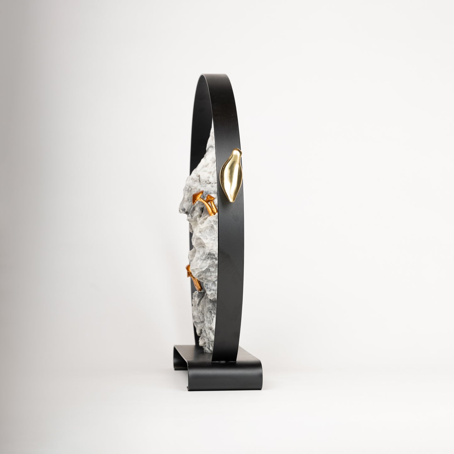 Summit Serenity Metal & Resin Sculpture – Set of 2