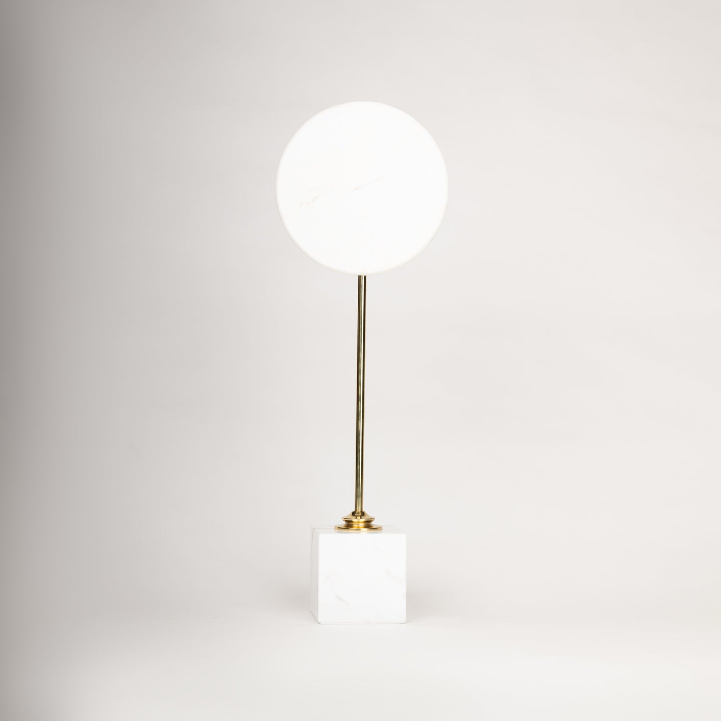 Modern Marble & Gold Accent Sculptures