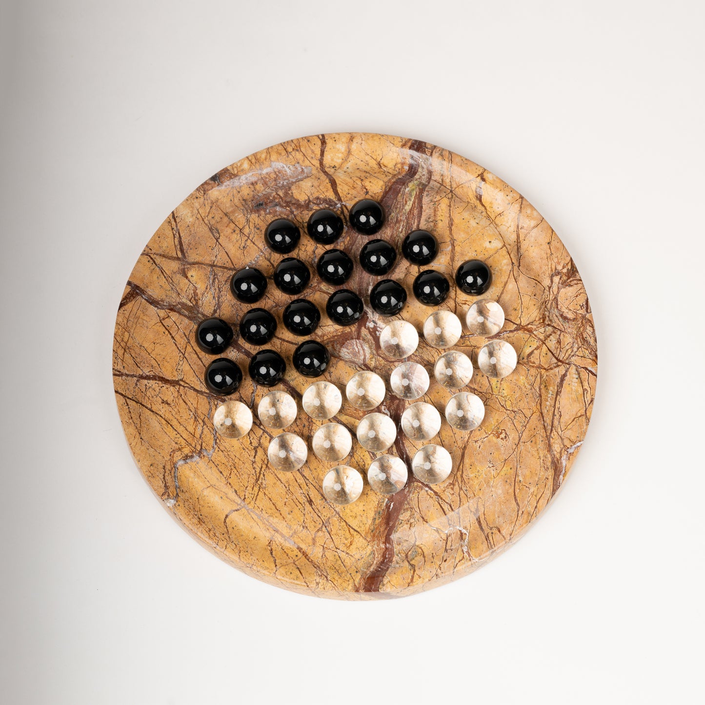 Luxurious Marble Solitaire Game