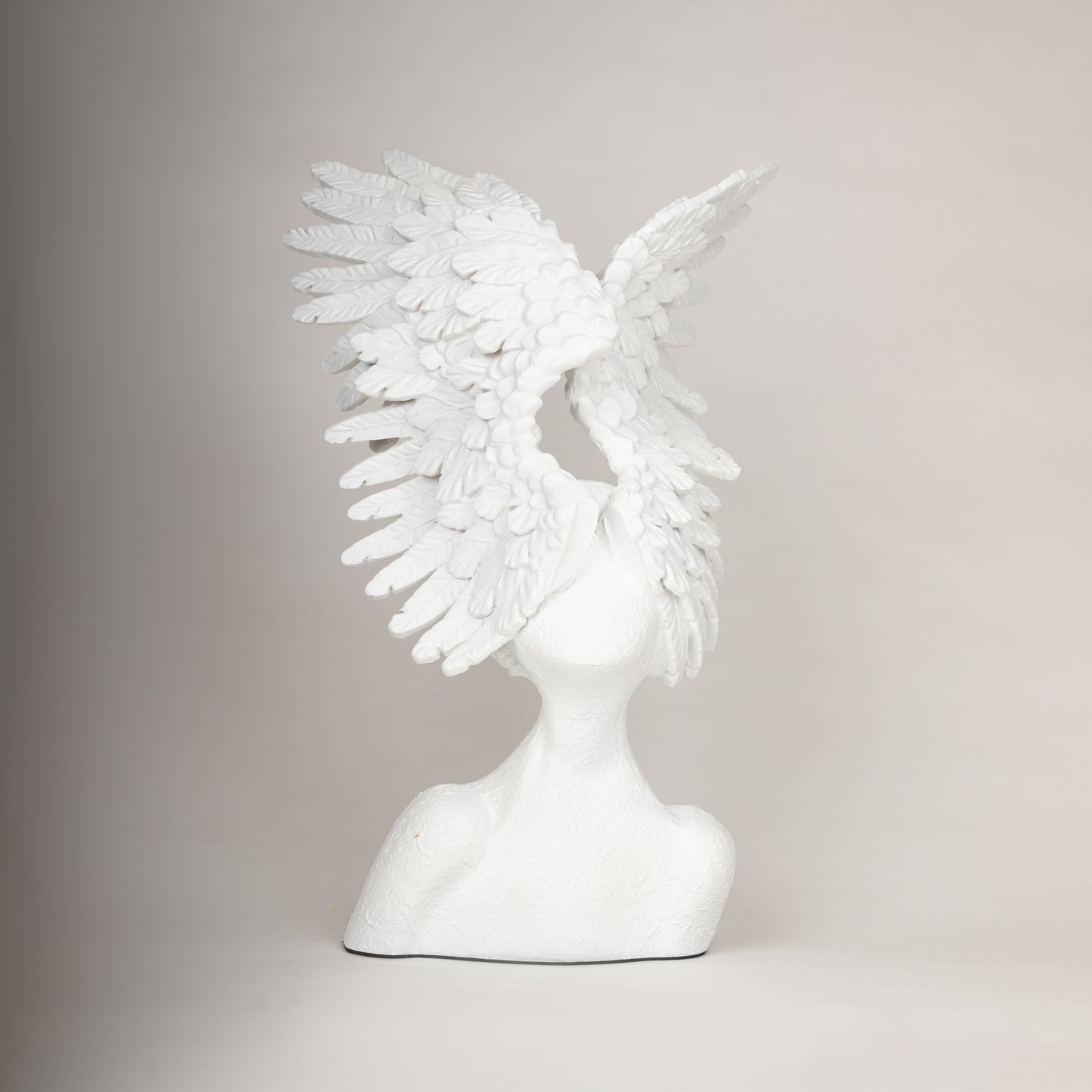 Winged Serenity Sculptural Bust