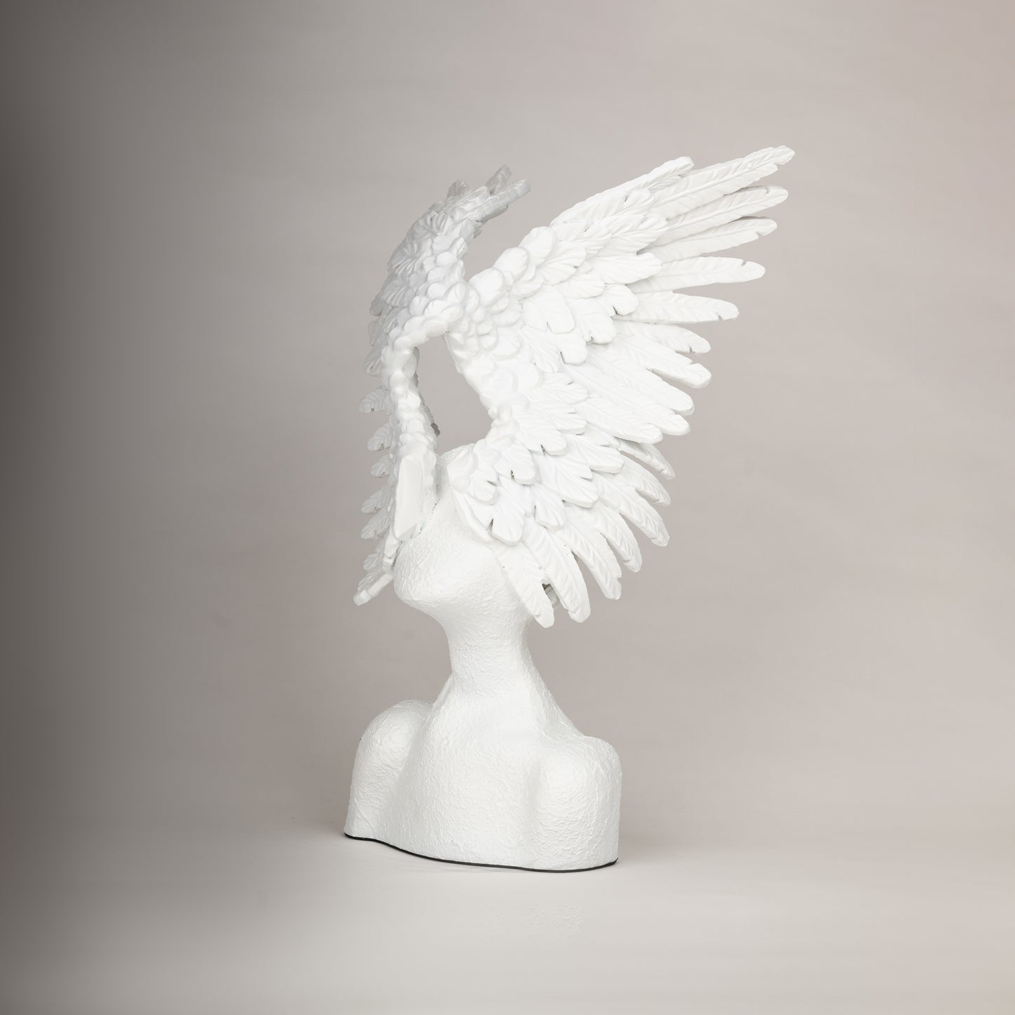 Winged Serenity Sculptural Bust
