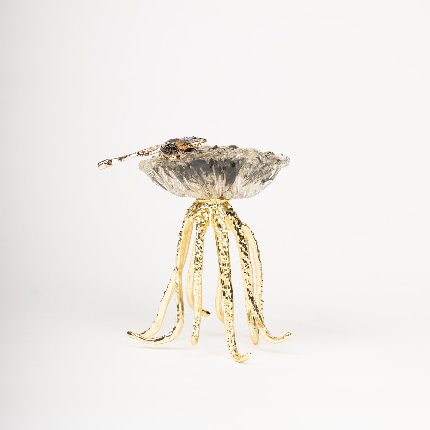 Golden Jellyfish Sculptures