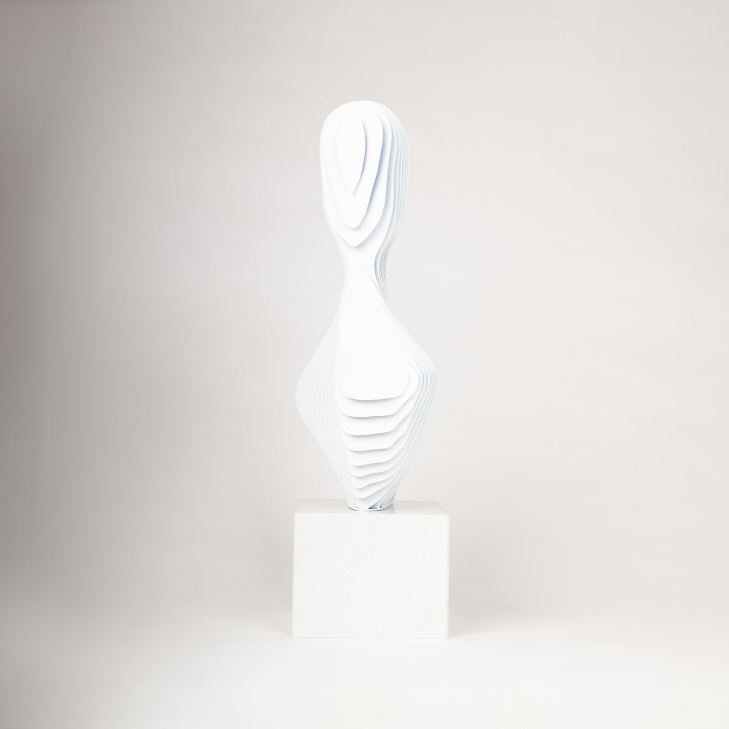 Modern Layered Silhouette Sculpture
