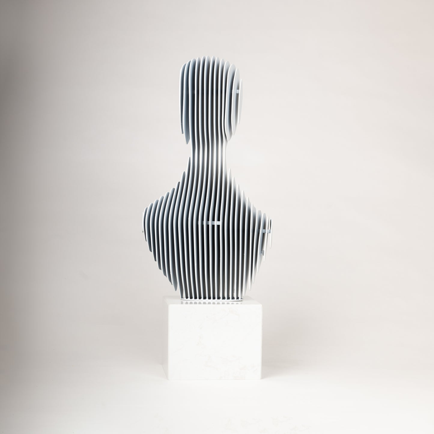 Modern Layered Silhouette Sculpture