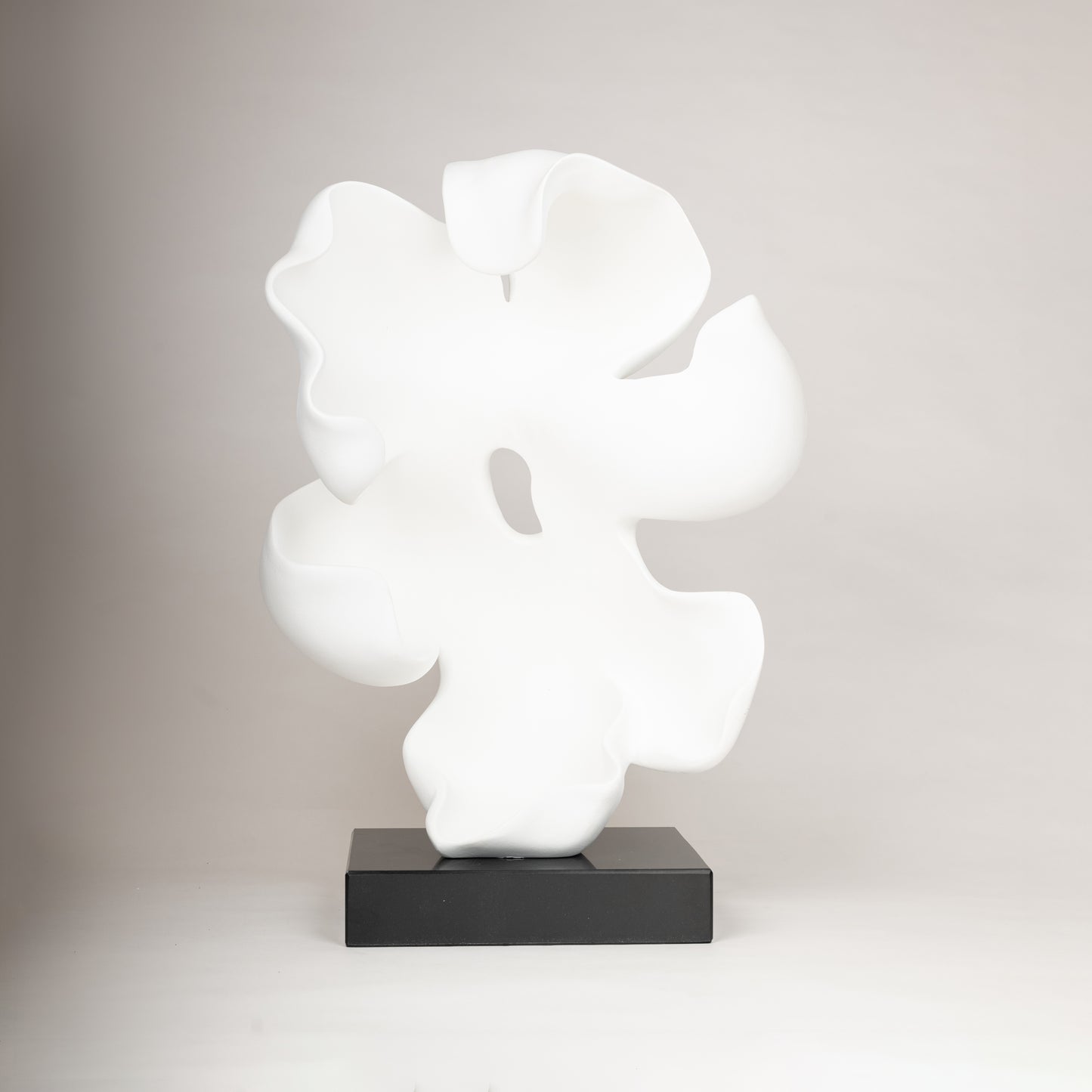 Abstract White Cloud Sculpture