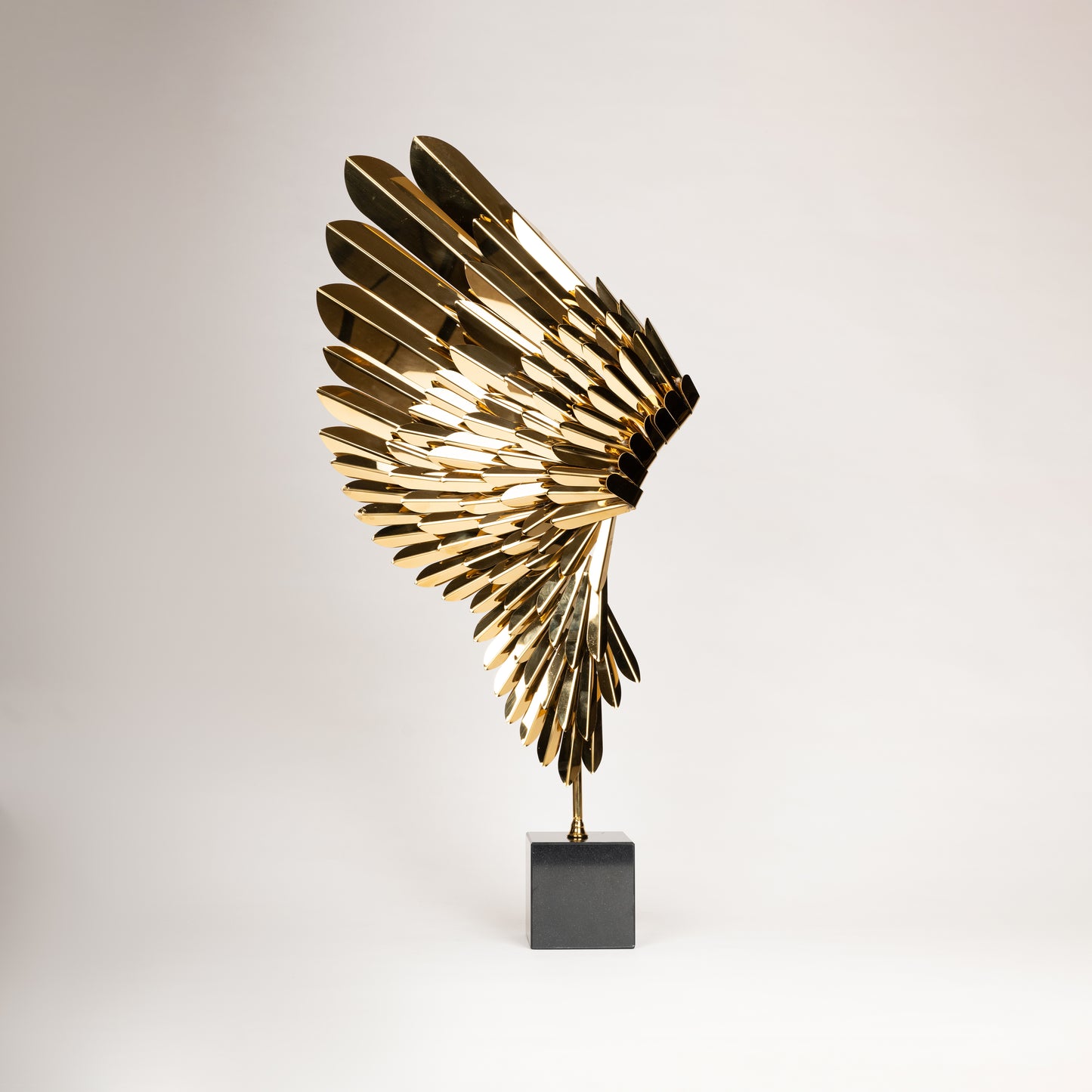 Golden Wing Sculpture