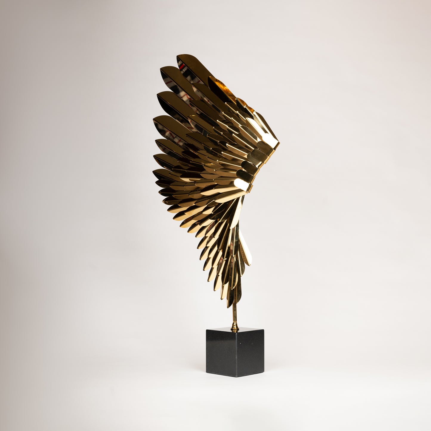 Golden Wing Sculpture