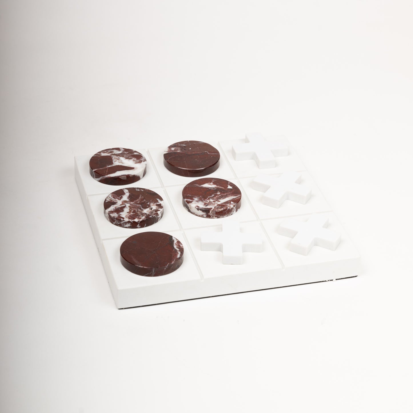 Luxury Marble Tic-Tac-Toe Set