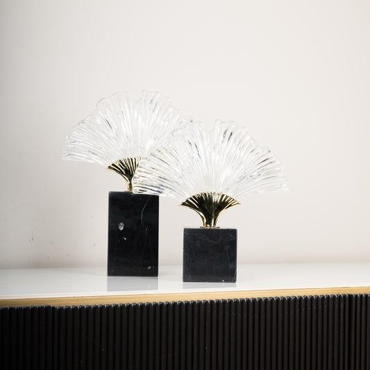 Luxe Ginkgo Crystal Accent Decor