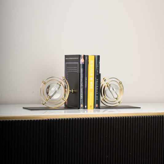 Celestial Orb Bookends