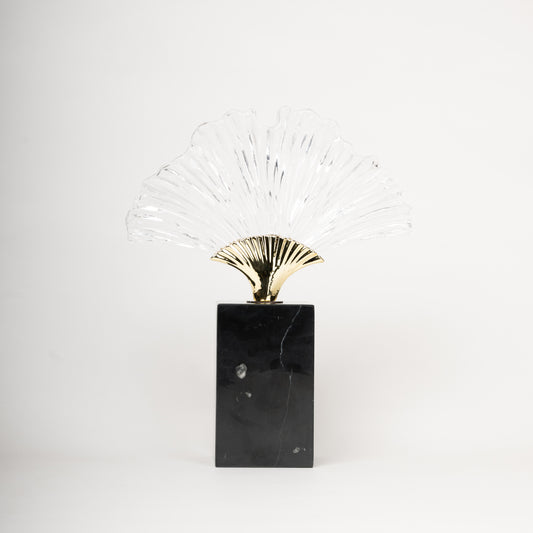 Luxe Ginkgo Crystal Accent Decor