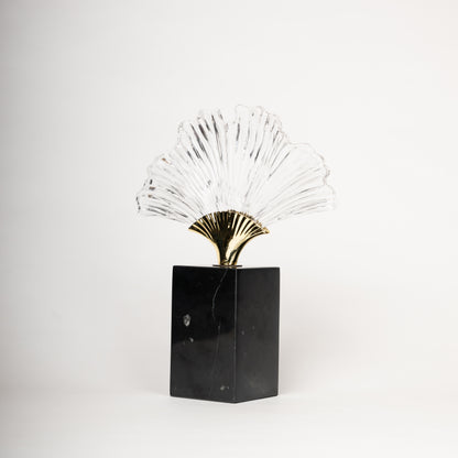 Luxe Ginkgo Crystal Accent Decor