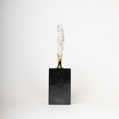 Luxe Ginkgo Crystal Accent Decor