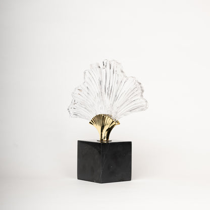 Luxe Ginkgo Crystal Accent Decor