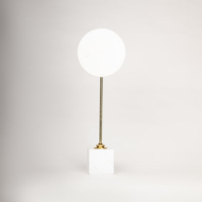Modern Marble & Gold Accent Sculptures