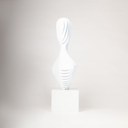 Modern Layered Silhouette Sculpture