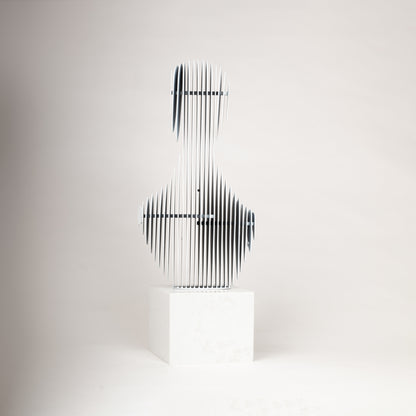 Modern Layered Silhouette Sculpture
