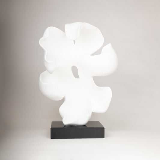 Abstract White Cloud Sculpture