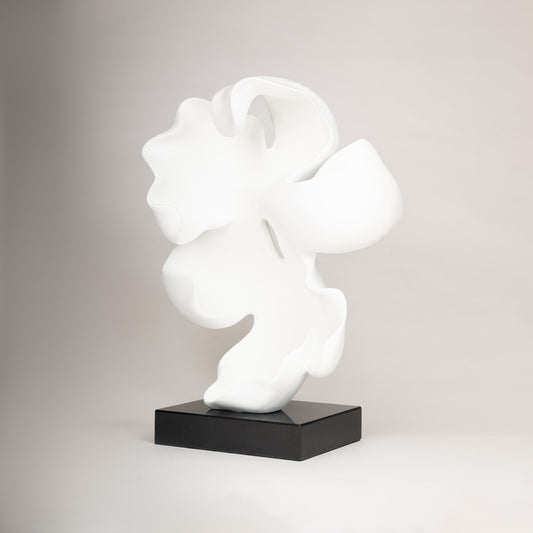 Abstract White Cloud Sculpture