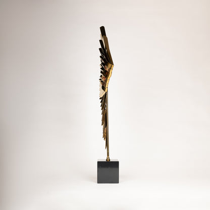 Golden Wing Sculpture