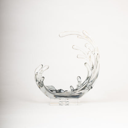 Crystal Ocean Wave Sculptures