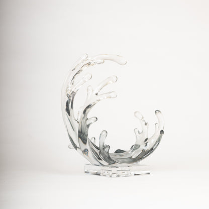 Crystal Ocean Wave Sculptures