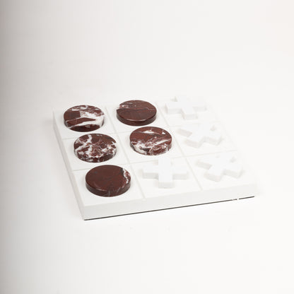 Luxury Marble Tic-Tac-Toe Set