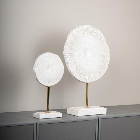 Elegant Coral-Inspired Sculptural Décor