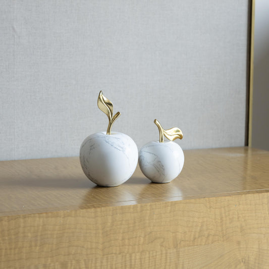 Marble Apple Decor